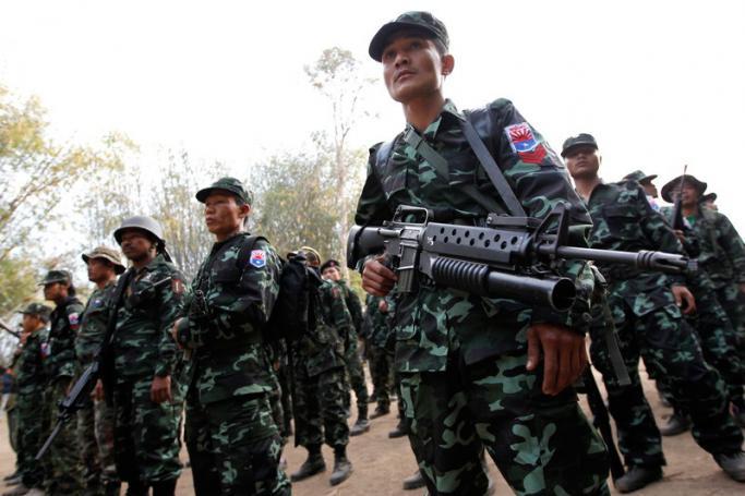 Karen National Union (KNU) guerillas. Photo: EPA