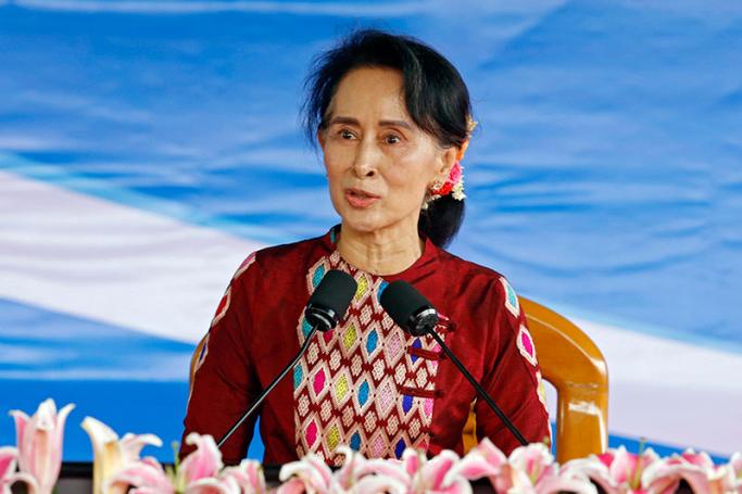 Myanmar's State Counselor Aung San Suu Kyi. Photo: Hein Htet/EPA
