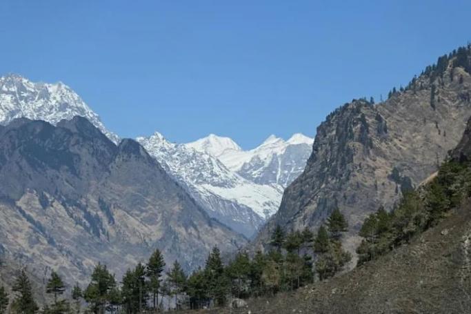 The avalanche took place in Chamoli district of Uttarakhand state (Photo: AFP)