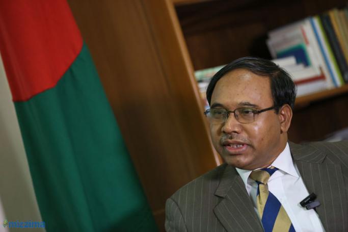 Bangladesh Ambassador Mr Mohammad Sufiur Rahman. Photo: Hong Sar/Mizzima
