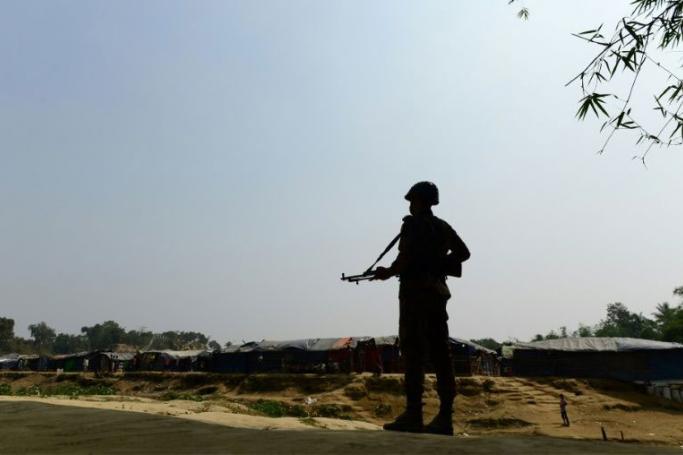 Around a million Rohingya in vast camps in Bangladesh face increasing hostility two years after fleeing a military offensive in Myanmar (AFP Photo/MUNIR UZ ZAMAN) 