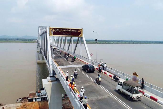 Bogyoke Aung San Bridge. Photo: Ministry of Construction
