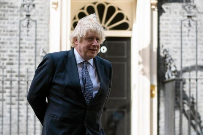 British Prime Minister Boris Johnson in Downing Street, London, Britain, 15 May 2020. Photo: EPA
