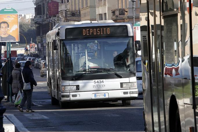 A bus in Rome, Italy. Photo: EPA
