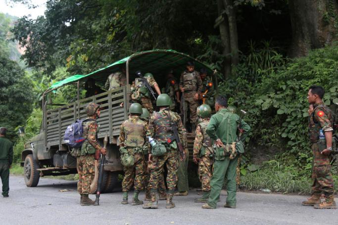 Myanmar army. Photo: EPA