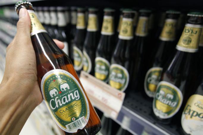 Bottles of Chang Beer, a product of Thai Beverage (ThaiBev). Photo: EPA
