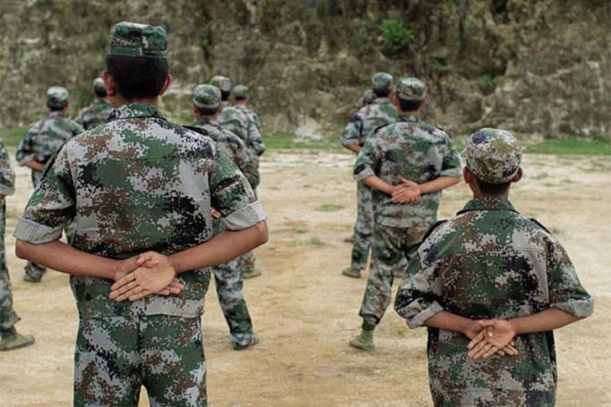 Photo from the cover of the report: “A Dangerous Refuge: Ongoing child recruitment by the Kachin Independence Army”.
