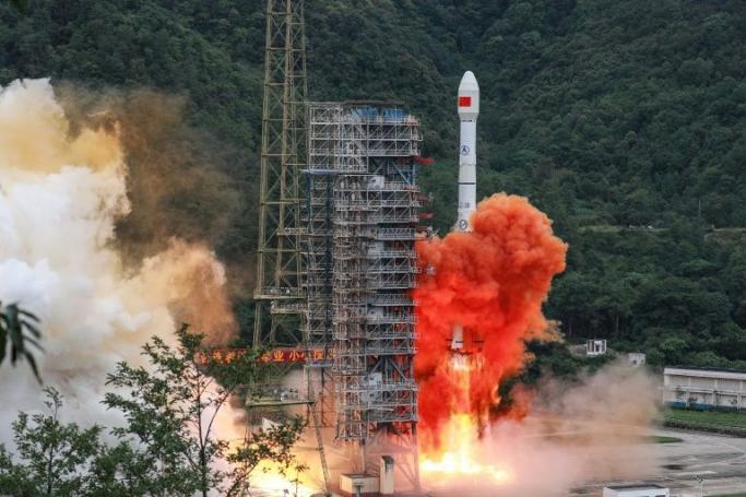The Beidou system works on a network of about 30 satellites and competes with the US's Global Positioning System (GPS), Russia's GLONASS and the European Union's Galileo (Photo: AFP)
