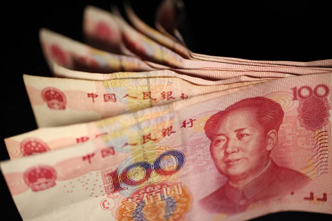 Chinese Reminbi (RMB) notes. Photo: EPA

