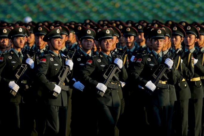 Chinese People's Liberation Army (PLA) troops. Photo: EPA