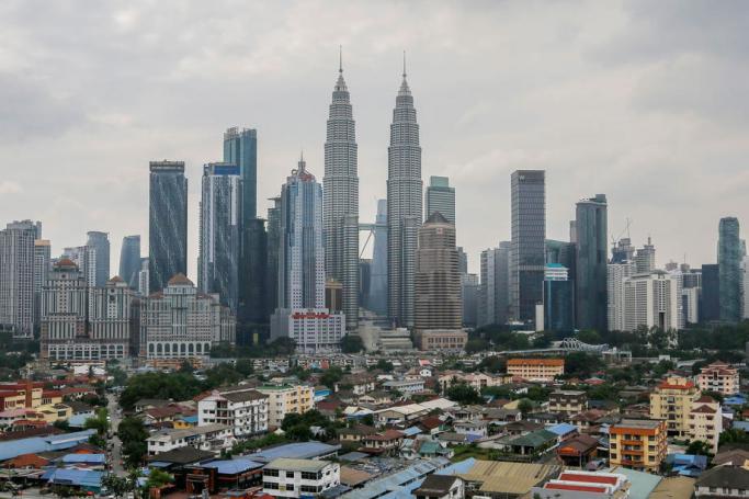 A view of the city skyline, shrouded by slight haze in Kuala Lumpur, Malaysia. Photo: EPA