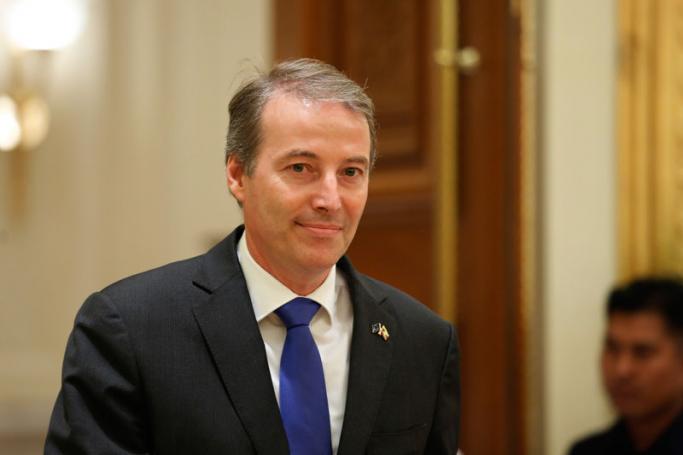 EU Ambassador Kristian Schmidt. Photo: Hein Htet/EPA