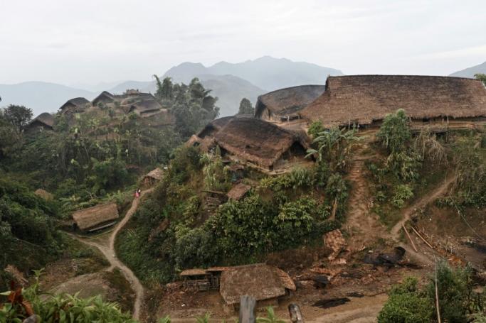 A general view of Karmawlawyi village in Myanmar's Sagaing region, near the border with India. Photo: Ye Aung Thu/AFP