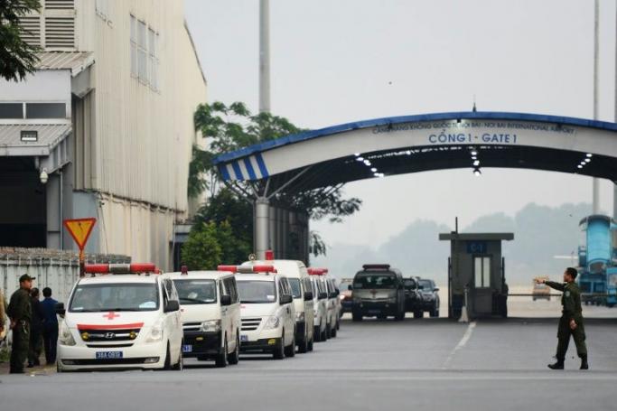 The first remains of the 39 people found dead in a truck in Britain have arrived in Vietnam (AFP Photo/Nhac NGUYEN)