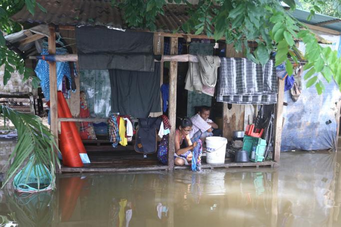 Flood in in Mawlamyine, Mon State. Photo: Thet Ko/Mizzima
