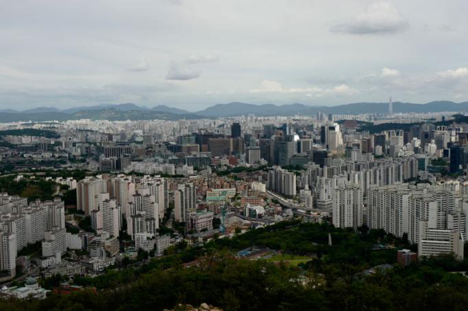 A general view of downtown Seoul, South Kore. Photo: EPA