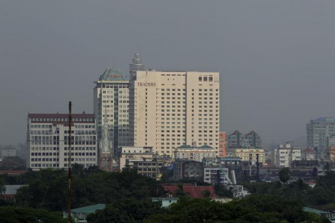 A general view of Yangon city. Photo: Nyein Chan Naing/EPA
