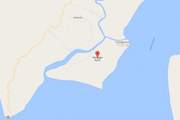 Haingyi island in southern Myanmar. Map: Google
