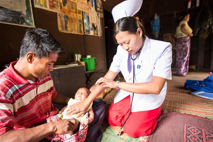 Health care is seriously underfunded in Myanmar. Photo: UNOPS
