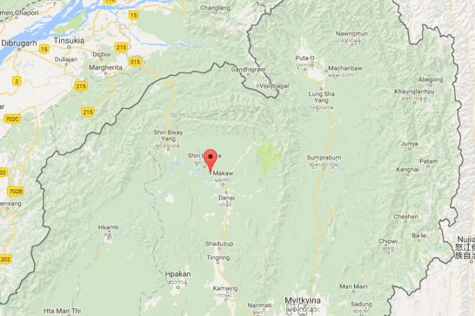 Hukawng Valley in Kachin State. Map: Google
