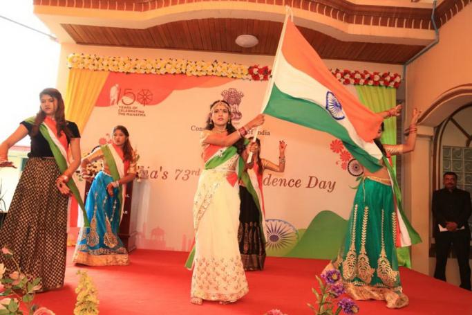 The Indian consulate celebrates India Independence Day in Mandalay. Photo: Indian Consulate Mandalay