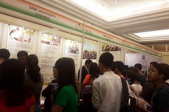 India Education fair Yangon 2017 at Summit Park View Hotel. Photo: India Education Fair Yangon
