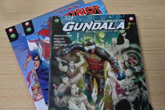 With a back catalogue of more than 500 Indonesian comics, studio Screenplay Bumilangit is hoping to create its own Marvel-style "Cinematic Universe" with films featuring interconnected characters and settings (AFP Photo/ADEK BERRY)