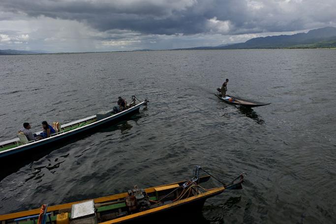 People traveling by boats on Inle Lake in Myanmar’s northeastern Shan state. Photo: Ye Aung Thu/AFP
