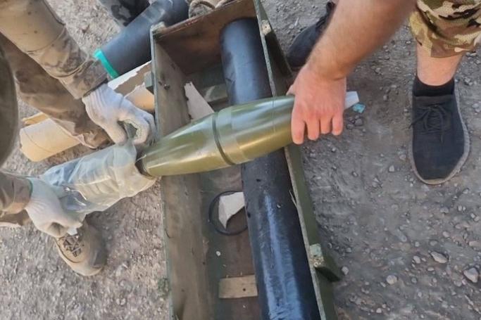 120ER mortar rounds manufactured by Myanmar are in service with the Russian military. Photo credits: Ukraine Weapons Tracker/Twitter