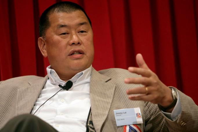 (FILE) - Jimmy Lai, Chairman of Next Media, speaks during a luncheon in Hong Kong, China, 11 July 2007. Photo: EPA