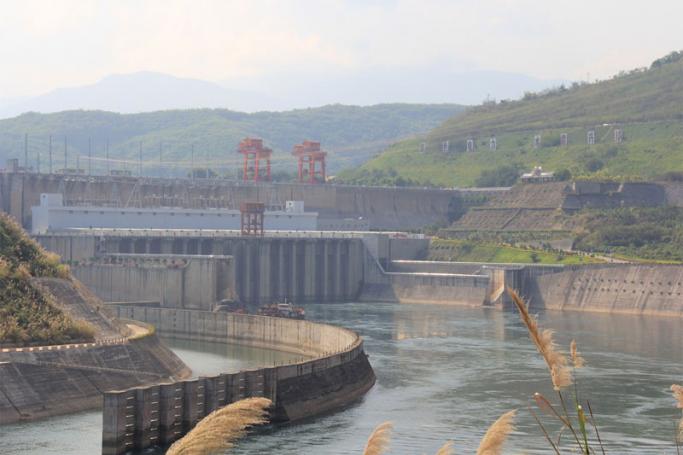 The Jinghong Dam is on the Lancang (Mekong) River in China. Photo: International Rivers
