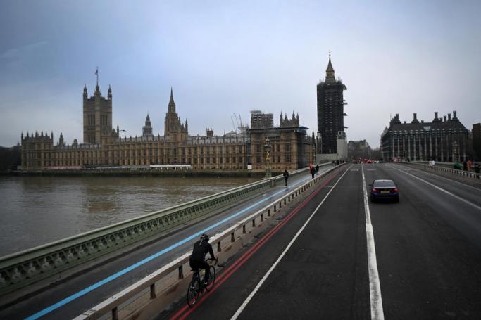 A view of the Parliament building in London, Britain. Photo: EPA