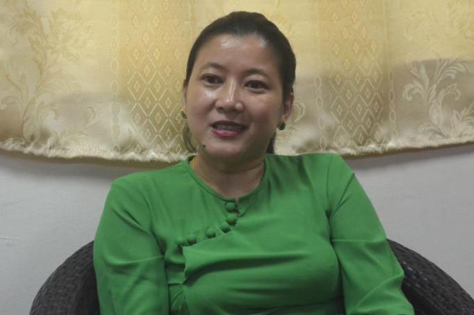 Khine Khine Win, director of Myanmar National Human Rights Commission. (Photo: Myanmar Now)
