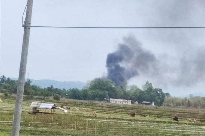 The Kachin Independence Army (KIA) said it downed the helicopter gunship during fierce clashes near the town of Momauk in the country's far north.