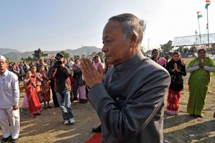 Manipur Chief Minister Ibobi Singh. Photo: EPA
