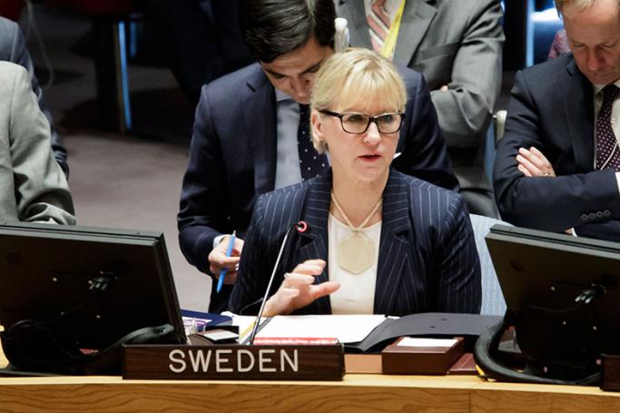 Margot Wallstroem, Swedish Minister for Foreign Affairs. Photo: Justin Lane/EPA
