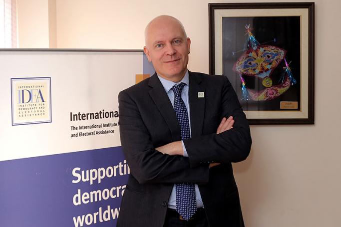 Former Canadian ambassador Mark McDowell is currently the Head of International IDEA's Myanmar Office. Photo: Mizzima
