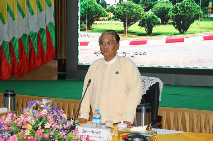 Minister of Commerce Than Myint. Photo: Minister of Commerce/Facebook
