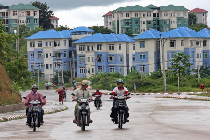 Motorists riding down a road in Myanmar's administrative capital Nay Pyi Taw. Photo: AFP
