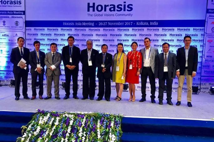 The Myanmar delegation to the Horasis Asia Meeting in India. Photo: Organizers
