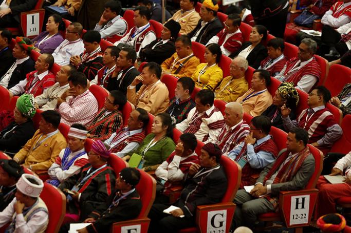 Myanmar ethnic people attend the Union Peace Conference - 21st century Panglong in Naypyitaw, Myanmar, 31 August 2016. Photo: Hein Htet/EPA
