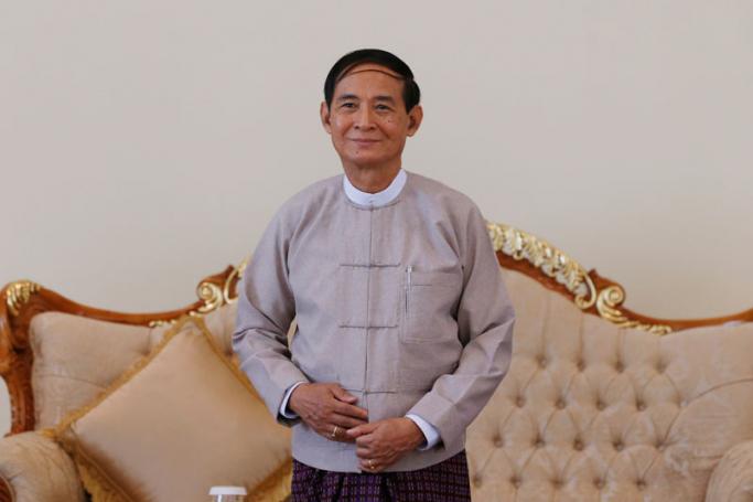 Myanmar's President Win Myint. Photo: Hein Htet/EPA
