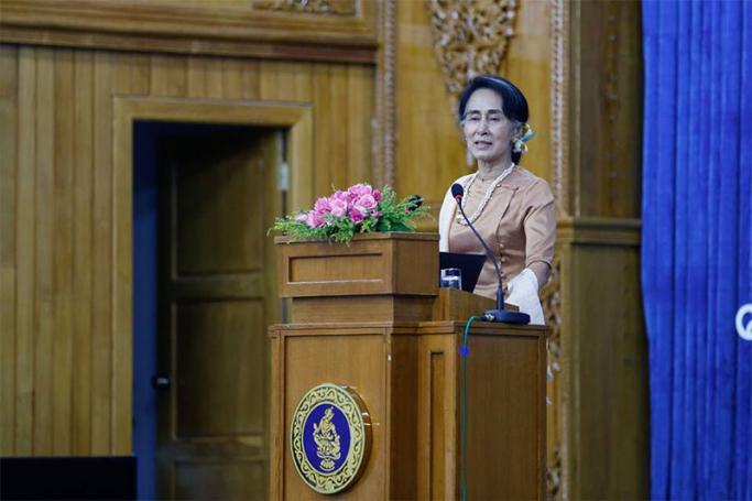 Myanmar State Counsellor Aung San Suu Kyi. Photo: Myanmar State Counsellor Office
