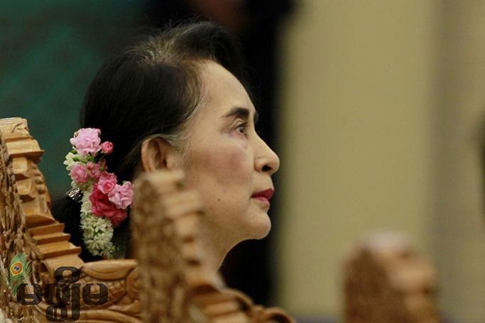Myanmar State Counsellor Aung San Suu Kyi. Photo: Min Min/Mizzima