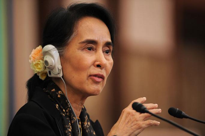 Myanmar's State Counsellor and Foreign Minister Aung San Suu Kyi attends a press conference at the Japan National Press Club in Tokyo, Japan, 04 November 2016. Photo: EPA
