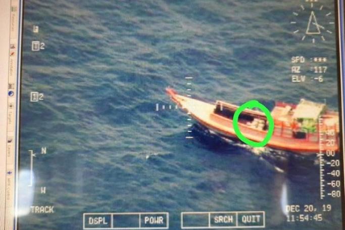 Coast Guard detainded a Myanmarese boat with six crew members near Little Andaman Inlands on December 20.