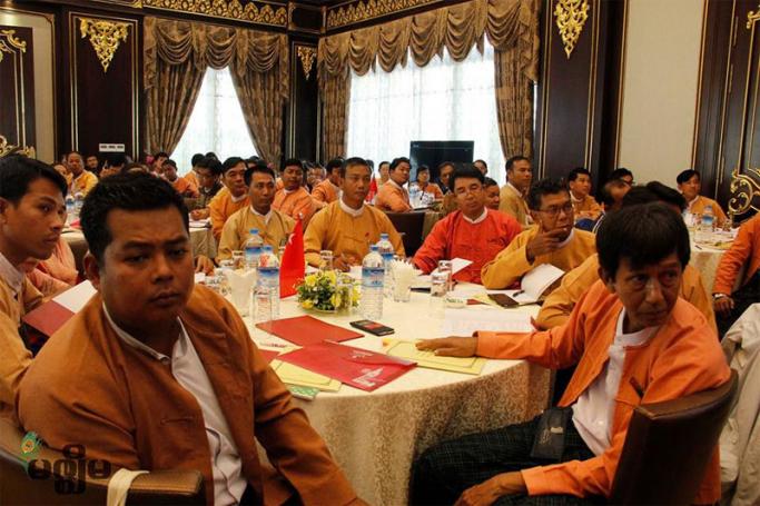 National League for Democracy (NLD) MPs who won the November 8 elections attend an enhancement program in Nay Pyi Taw on 16 December 2015. Photo: Min Min/Mizzima
