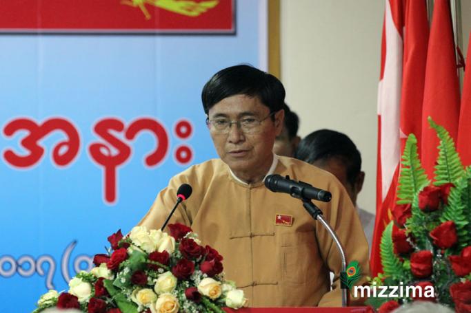 NLD party spokesman Dr. Myo Nyunt. Photo: Thura/Mizzima
