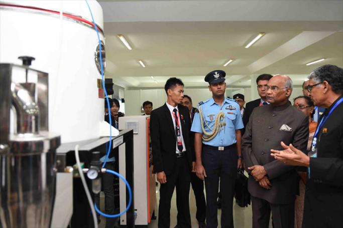 The President of India, Shri Ram Nath Kovind visiting the Advanced Centre for Agricultural Research & Education(ACARE), Yezin Agricultural University at Nay Pyi Taw in the Republic of the Union of Myanmar on December 12, 2018. Photo: The President of India