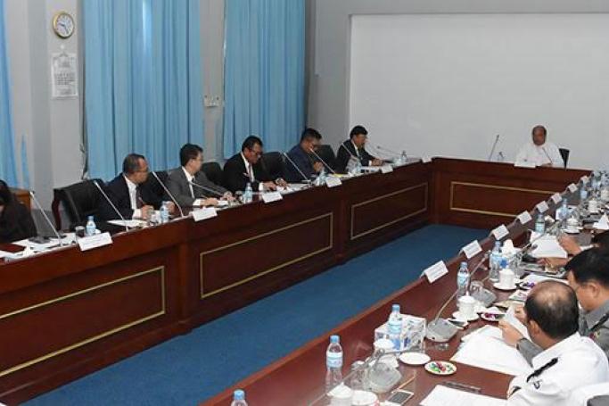 Roundtable on counter-terrorism between Myanmar and Indonesia in progress in Nay Pyi Taw on 23 August Photo: MNA
